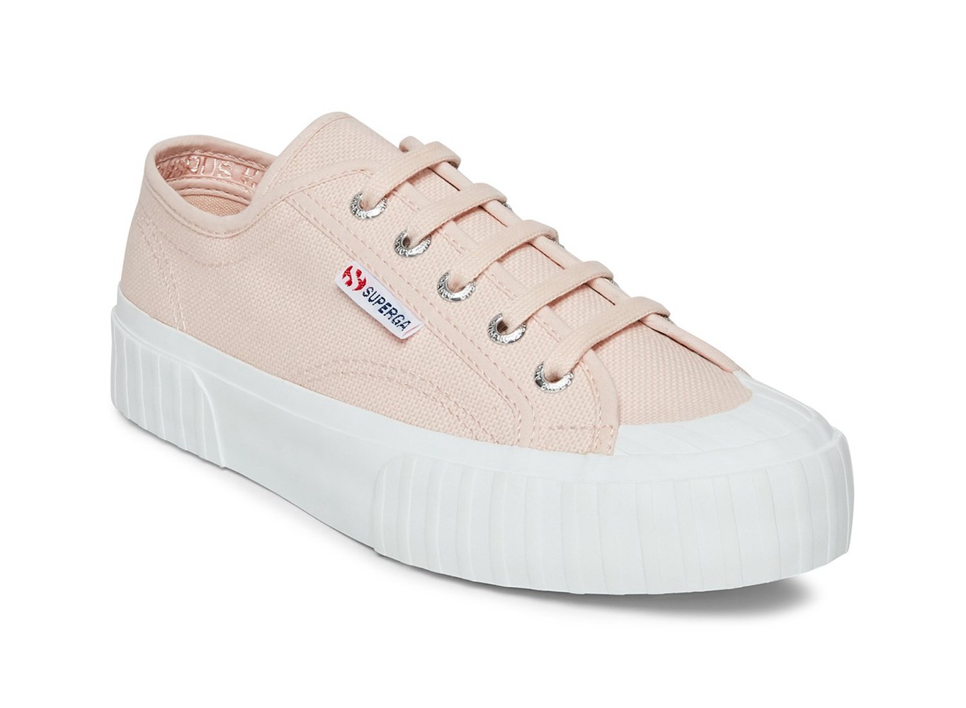 Espadrille Feminino Rosa - Superga 2630 Stripe - JYHTZ-3274